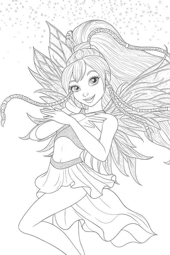 Kleurplaat om te printen - Magische Dans - Winx Club: The magic is back