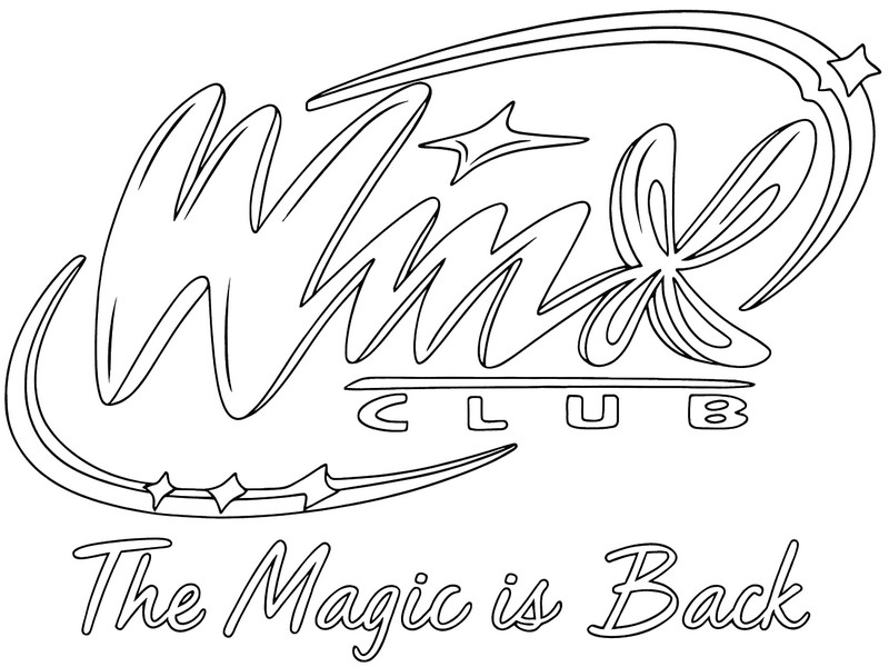 Kleurblad - Logo - Winx Club: The magic is back