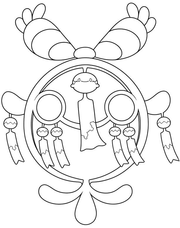 Kostenloses Ausmalbild - Mega Palimpalim - Mega-Entwicklung in Pokemon-Legenden: Z-A