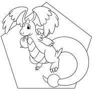 色を塗る絵 - メガカイリュー - ポケモンレジェンズZ-Aにおけるメガシンカ
