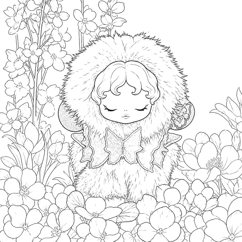 Image to color - Skullpanda - POP MART