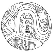 Drawing to color - Ball - 2026 FIFA World Cup