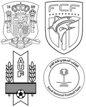 Drawing to color - Group H with Spain - 2026 FIFA World Cup