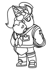 Downloadable coloring - Scoops Ahoy Berry - Brawl Stars - Stranger Things