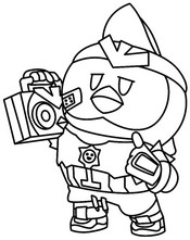 Kleurblad - Gym Rat Mr. P - Brawl Stars - Stranger Things