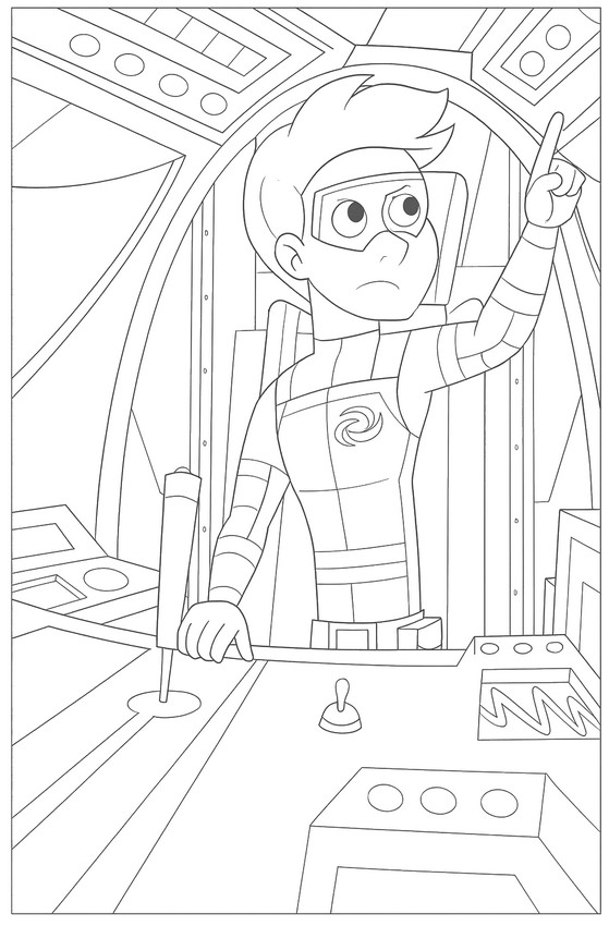 Free coloring page - Kid Danger - Henry Danger