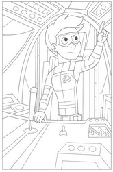 Downloadable coloring - Kid Danger - Henry Danger