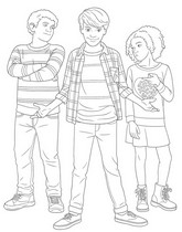 Coloring page - Friends - Henry Danger