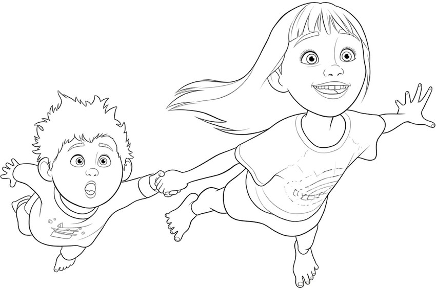 Kolorowanka - Stevie i Elliot - W Twoich Snach