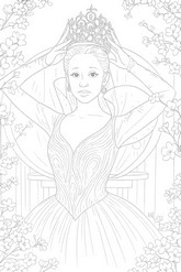 Printable coloring - Glinda - Wicked For good