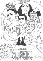 Free coloring page - Poster - Wicked For good