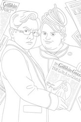 Coloring sheet - Pfannee and ShenShen - Wicked For good