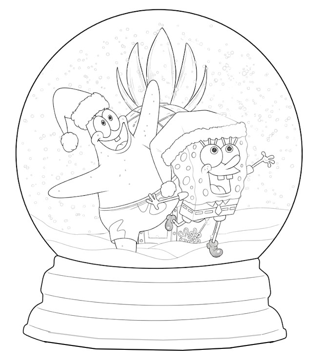 Folha para colorir - Poster - Bob Esponja - Em Busca da Calça Quadrada