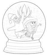 Imagem para colorir - Poster - Bob Esponja - Em Busca da Calça Quadrada