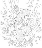 ダウンロードできる塗り絵 - Donkey Kong Bananza - ビデオゲーム2026