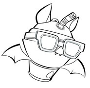 Kolorowanka do pobrania - Mortis - Brawl Stars - Buffies