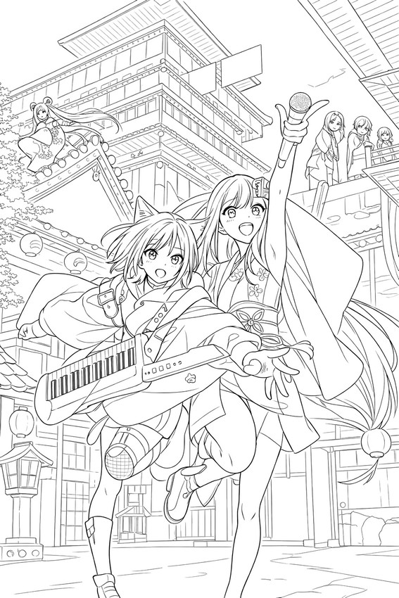 Drawing to color - Cosmic Princess Kaguya - Netflix 2026