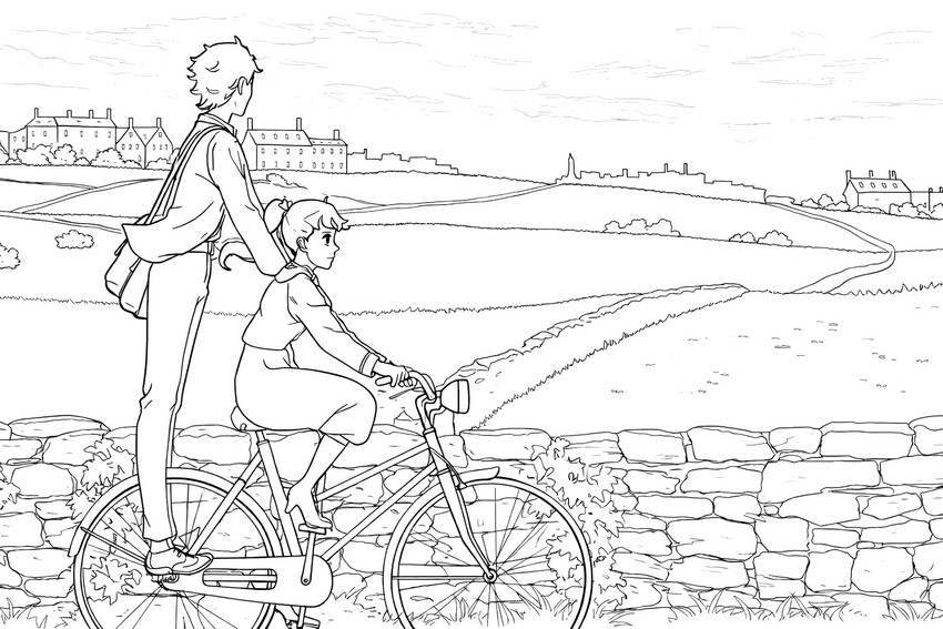 Coloring sheet - Love Through a Prism - Netflix 2026