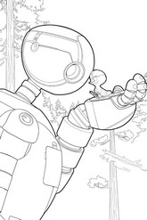 Coloring sheet - The Wild Robot - Netflix 2026