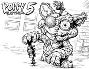 Kostenloses Ausmalbild - Giblet - Poppy Playtime - Kapitel 5