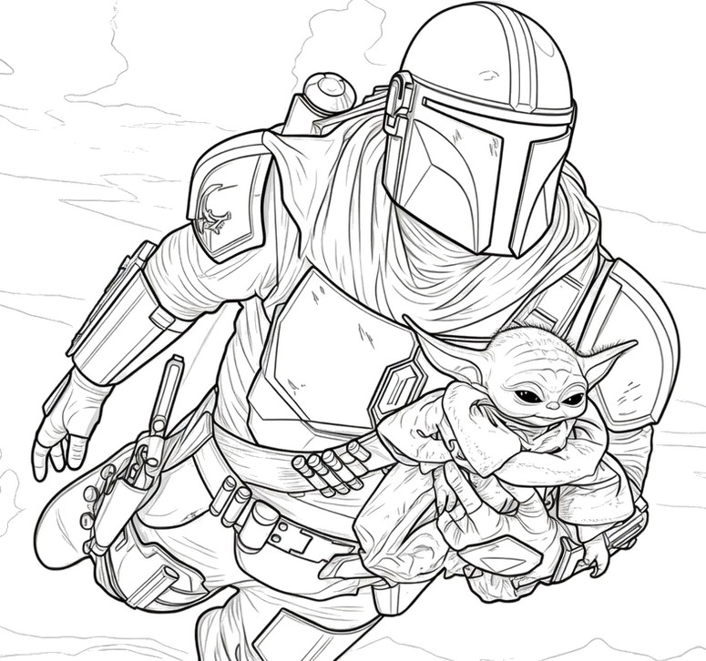 Image to color - The Mandalorian and Grogu - Films in theaters in 2026