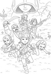 Free coloring page - The Legendaries - The Movie - Films in theaters in 2026