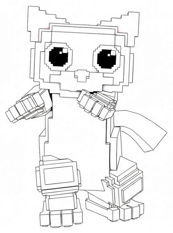 色塗り用イラスト - Ay Mi Gatito - Roblox - Steal a Brainrot