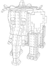 塗り絵用紙 - Strawberry Elephant - Roblox - Steal a Brainrot