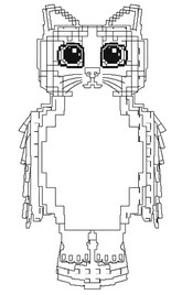 ダウンロードできる塗り絵 - Meowl - Roblox - Steal a Brainrot