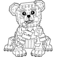 Drawing to color - Love Love Bear - Roblox - Steal a Brainrot