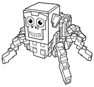 Printable coloring - Chimpanzini Spiderini - Roblox - Steal a Brainrot