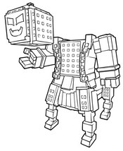 Coloring sheet - Headless Horseman - Roblox - Steal a Brainrot