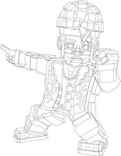Dibujo descargable - Brunito Marsito - Roblox - Steal a Brainrot