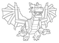 Ausmalbild zum Herunterladen - Dragon Cannelloni - Roblox - Steal a Brainrot