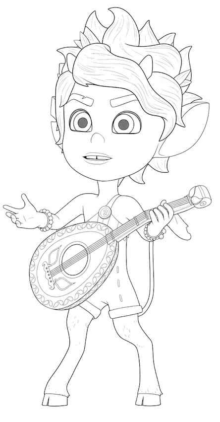 Free coloring page - Pepito - Santiago of the seas