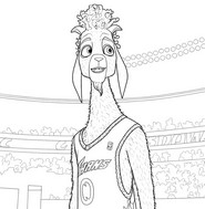 Zeichnung zum Ausmalen - Will ist bereit, zur Legende zu werden. - Goat - Bock auf große Sprünge