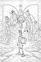 Ausmalbild zum Herunterladen - Der Kampf der Titanen - Goat - Bock auf große Sprünge