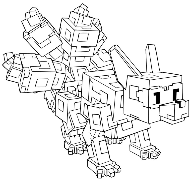 색칠용 종이 - 키츠네 - Roblox - Grow a garden