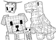 다운로드용 색칠공부 - 정원의 친근한 동물들 - Roblox - Grow a garden