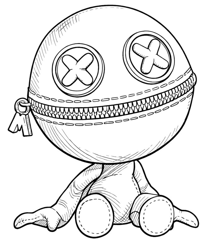 Printable coloring - Blanky Blankz - Poppy Playtime 5 - Wrongside Outimals