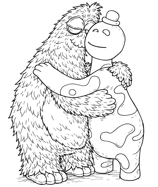 Printable coloring - Doey the Doughman - Poppy Playtime 5 - Chum Chompkins