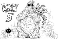 Printable coloring - Giblet - Poppy Playtime 5 - Chum Chompkins