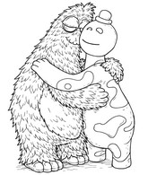 Coloring sheet - Doey the Doughman - Poppy Playtime 5 - Chum Chompkins