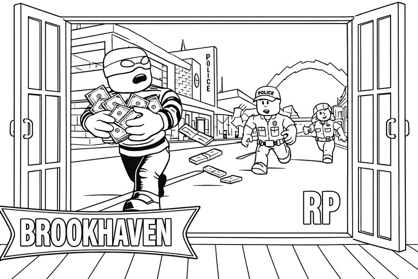 Image to color - Chase - Roblox - Brookhaven RP