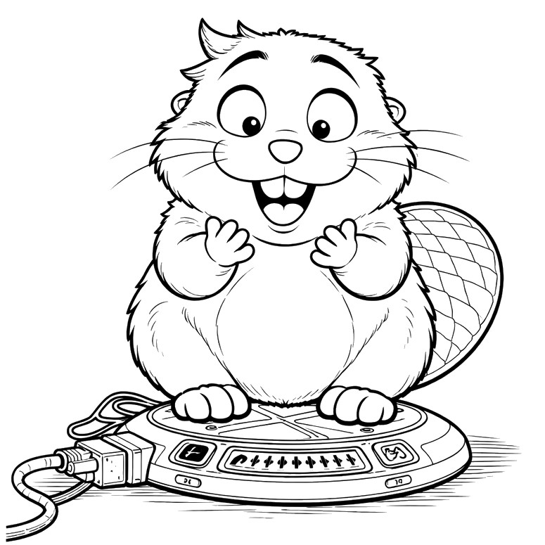 무료 색칠그림 - 자연. 인간. - 호퍼스