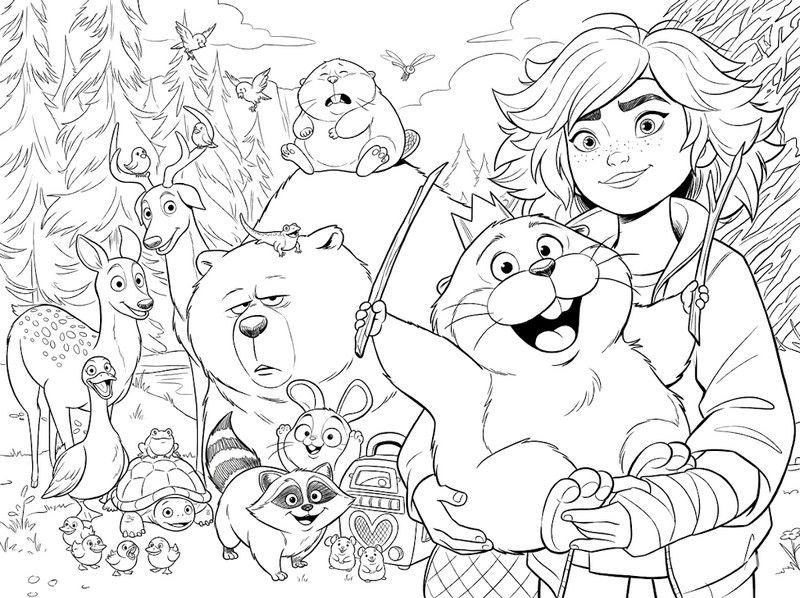 색칠공부 - 메이블 - 호퍼스