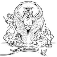 색칠용 종이 - 모든 친구들 - 호퍼스