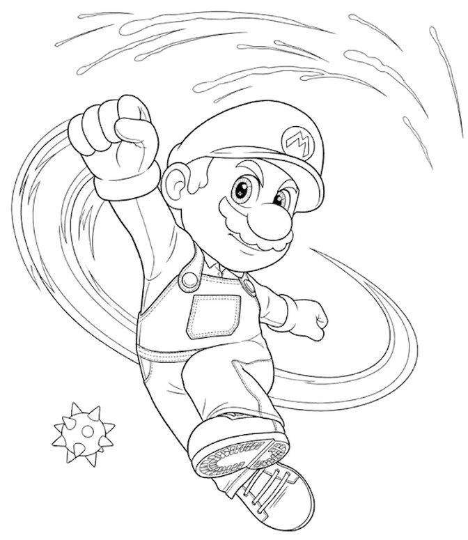 Desenho gratuito - A aventura galáctica - Super mario Galaxy: O filme