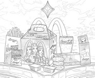 Image to color - HUNTR/X Menu - KPop Demon Hunters x McDonald's