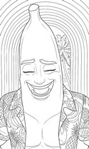 Coloriage à imprimer - Banano - L’île de la Skibidi Tentafruit